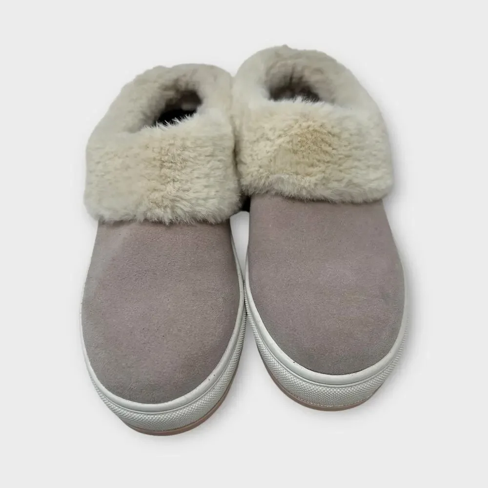 Blondo Suri Waterproof Slip-On Sneakers Pink Suede Size 5.5
